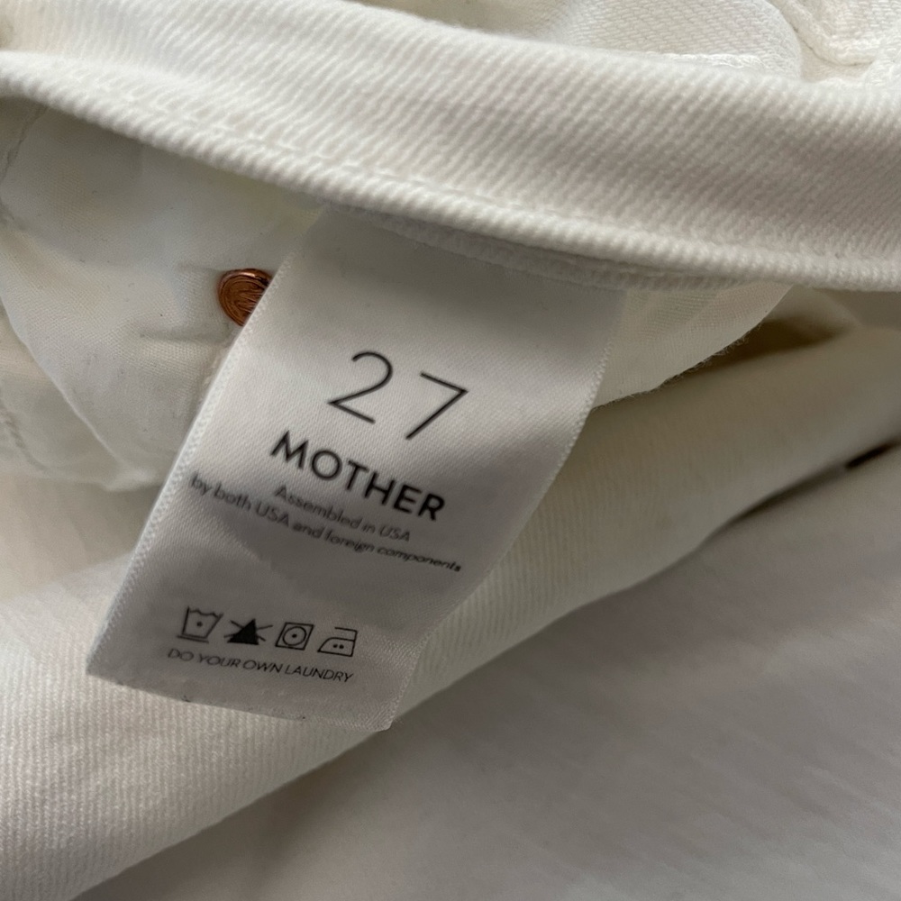 WHITE MOTHER DENIM JEANS | SIZE 27 | LIKE NEW